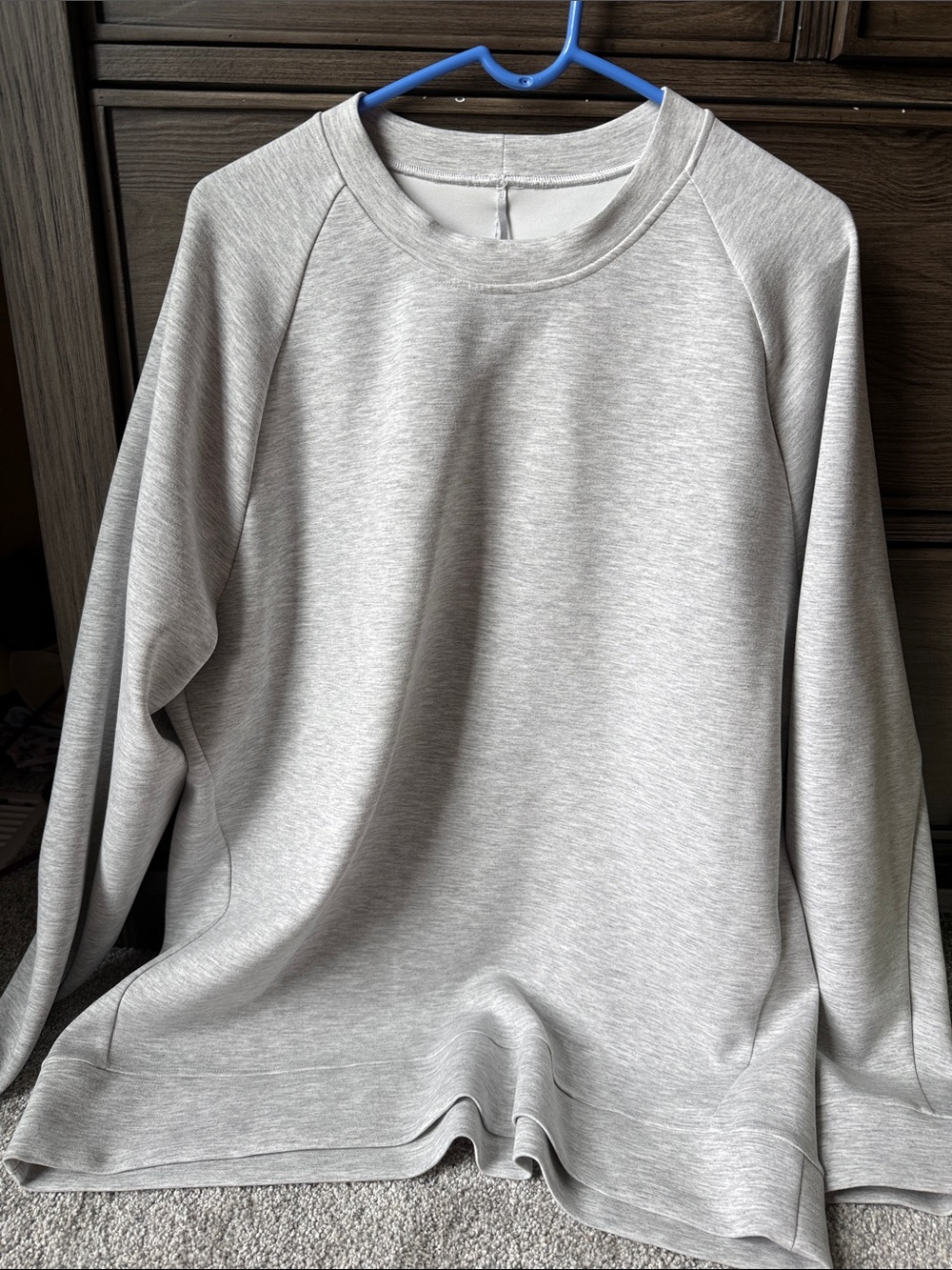 lululemon athletica Men's Crewneck Sweatshirt - Light Heather Gray